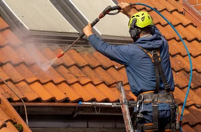 Démoussage et hydrofuge de toiture à Lézan